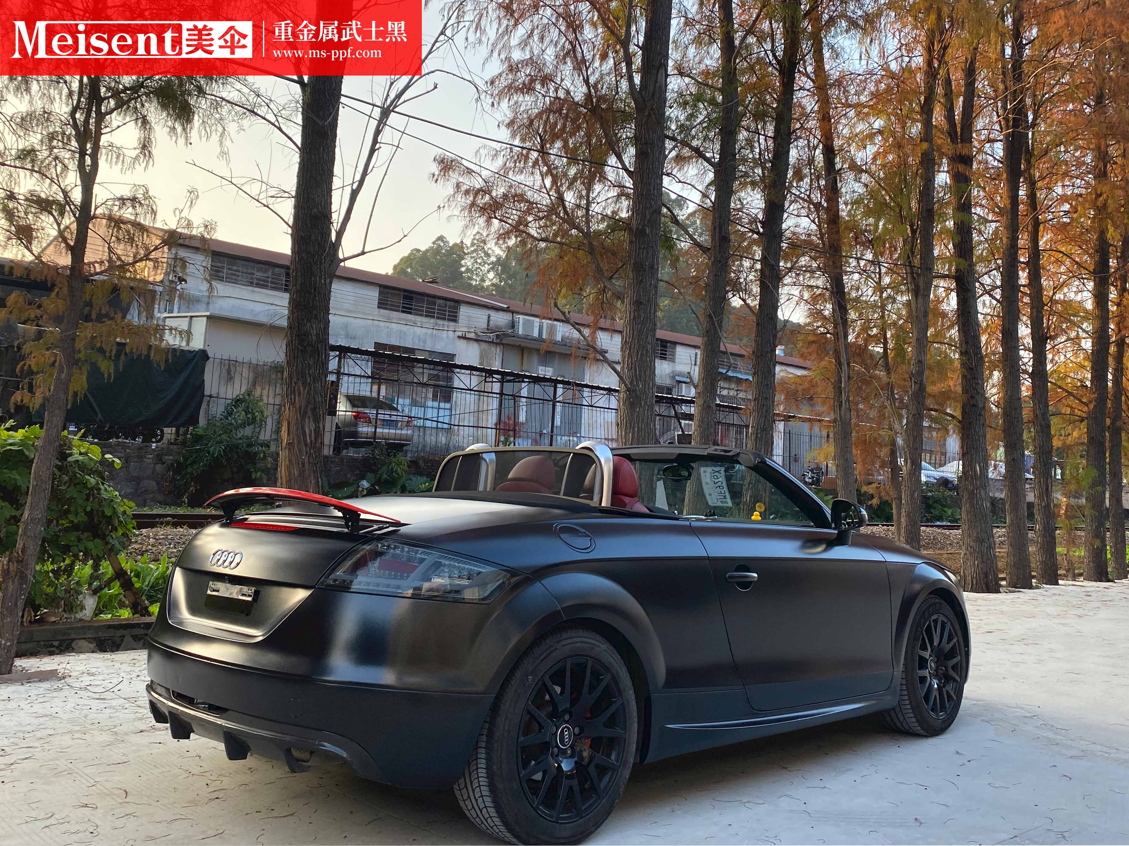 重金属武士黑--奥迪tt - 量克贴膜-正品直营官网